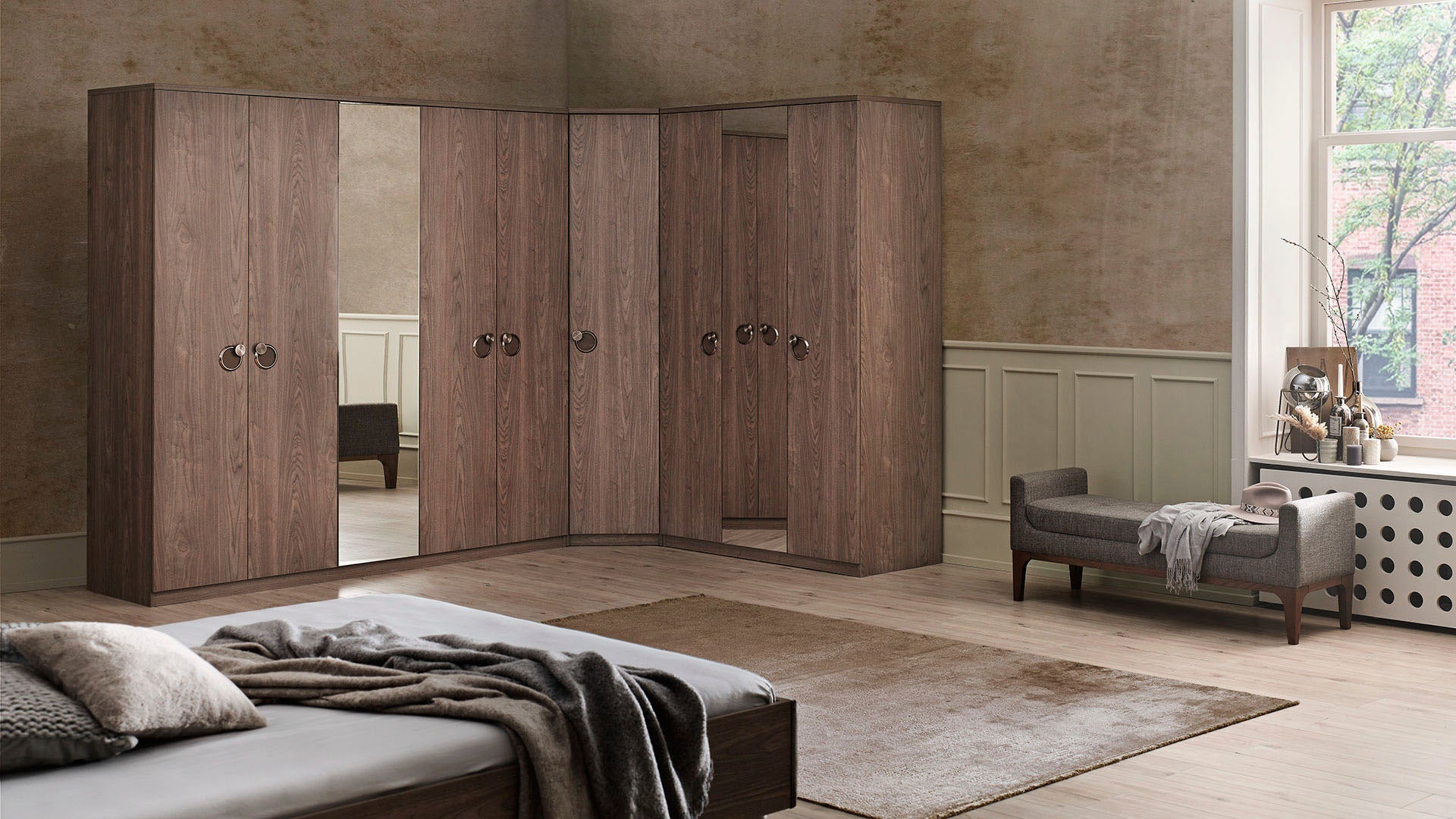 Clara Corner Wardrobe