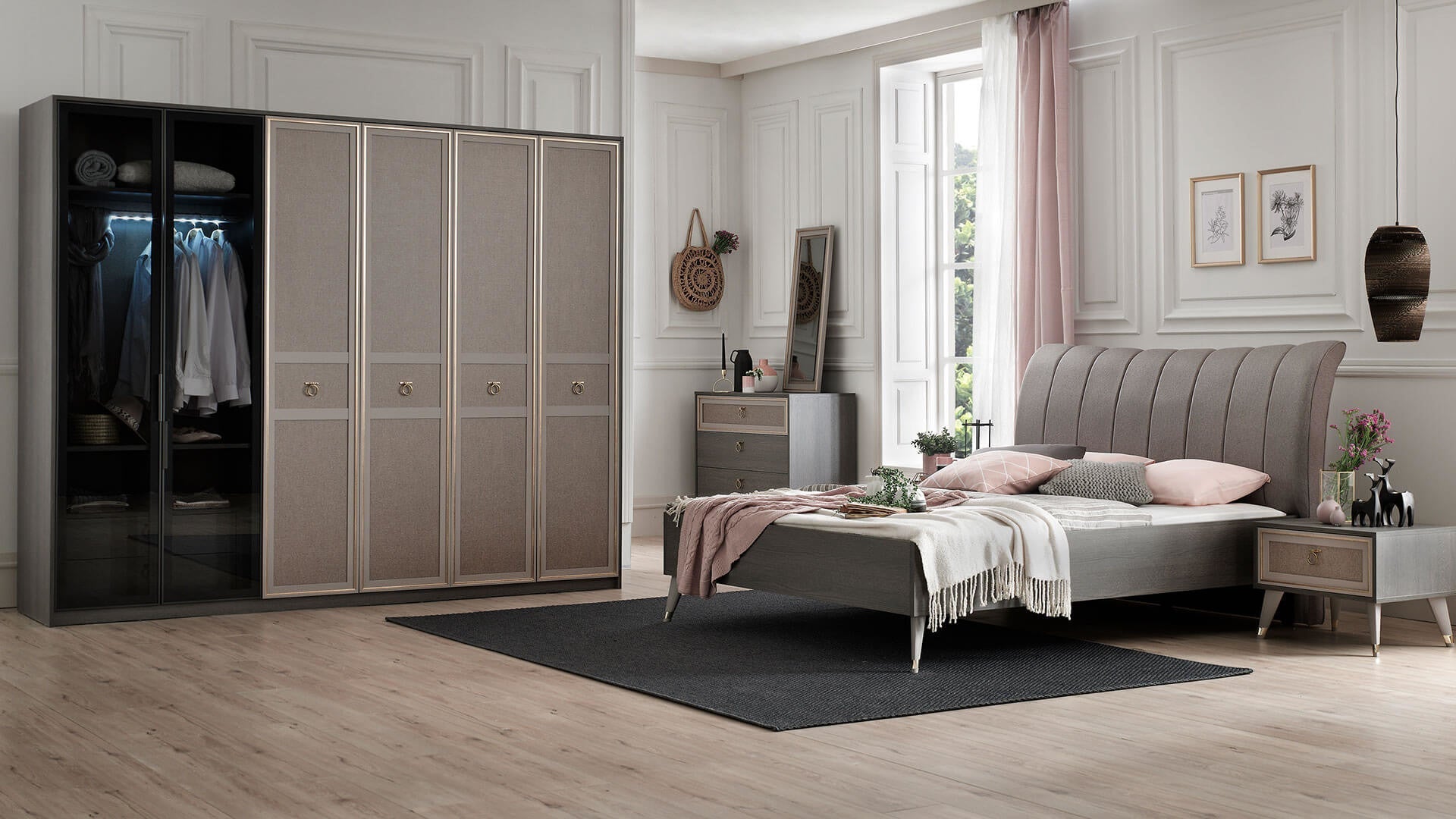 Hector 6 Doors Wardrobe
