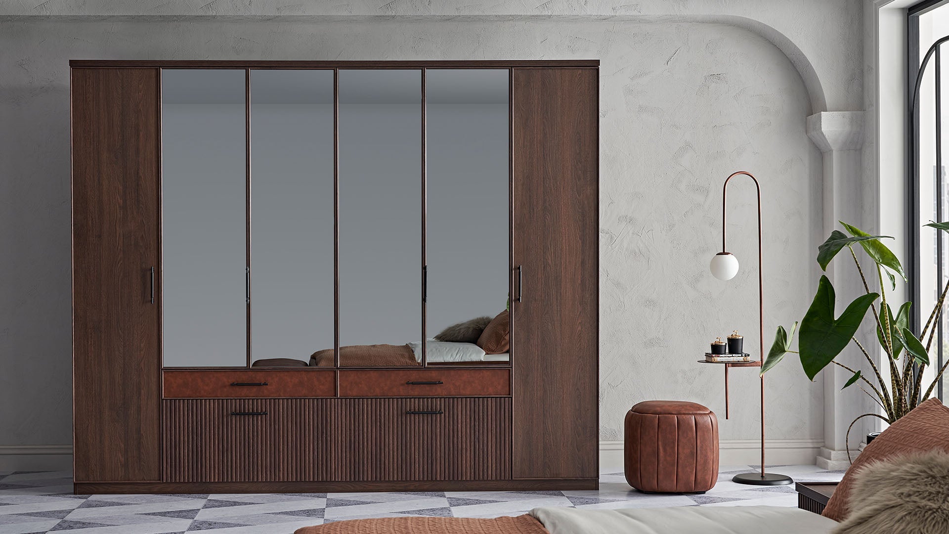 Matilda 6 Door Wardrobe