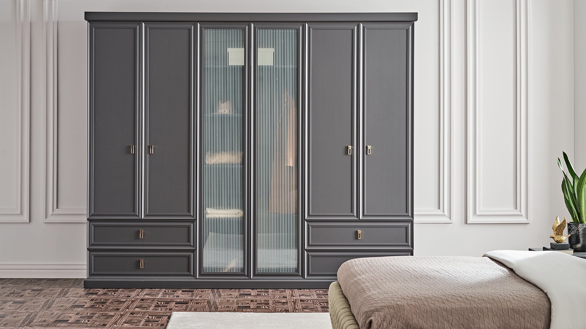 Lorenta 6 Door Wardrobe