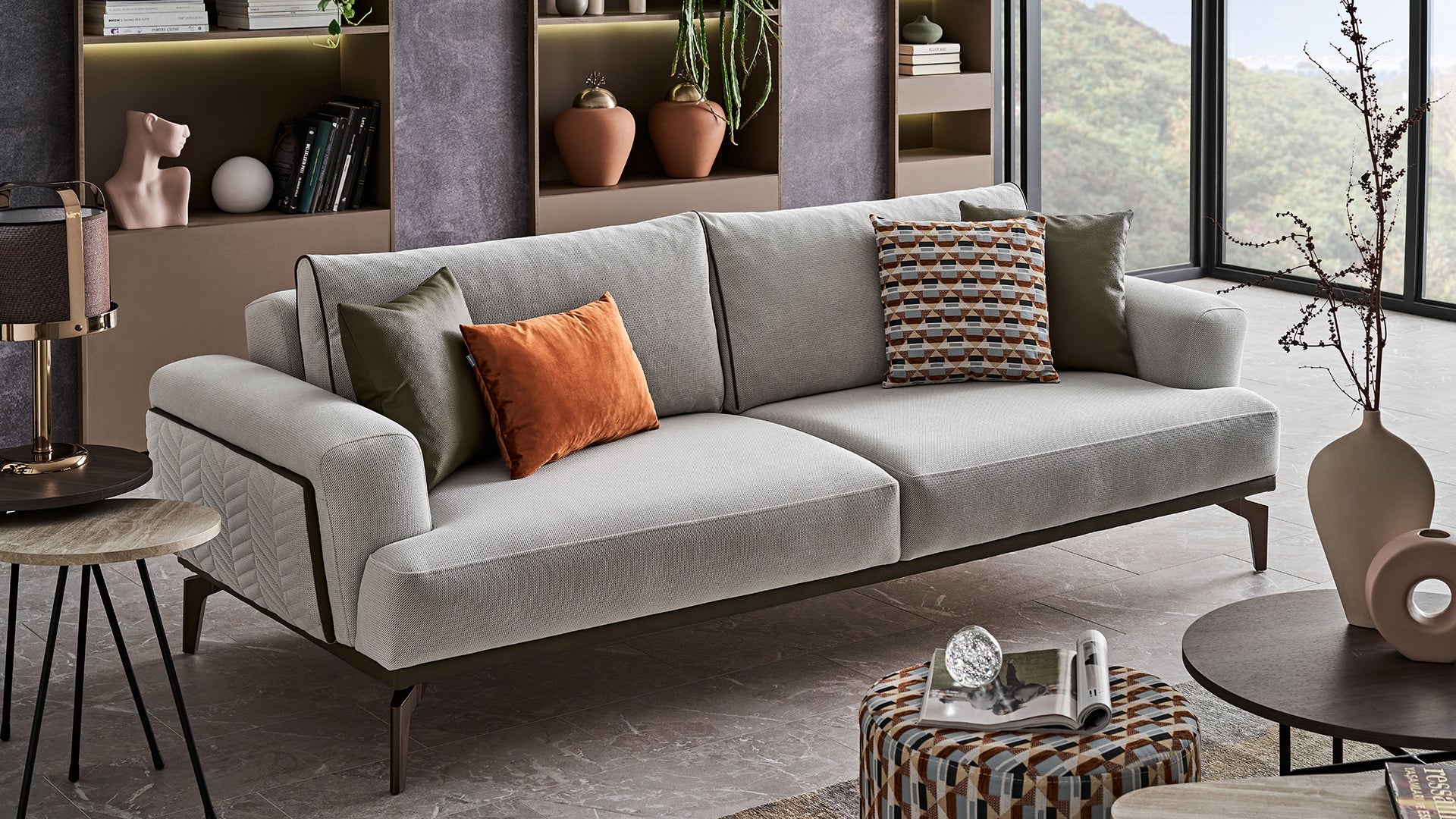 Piero 3 Seater Sofa