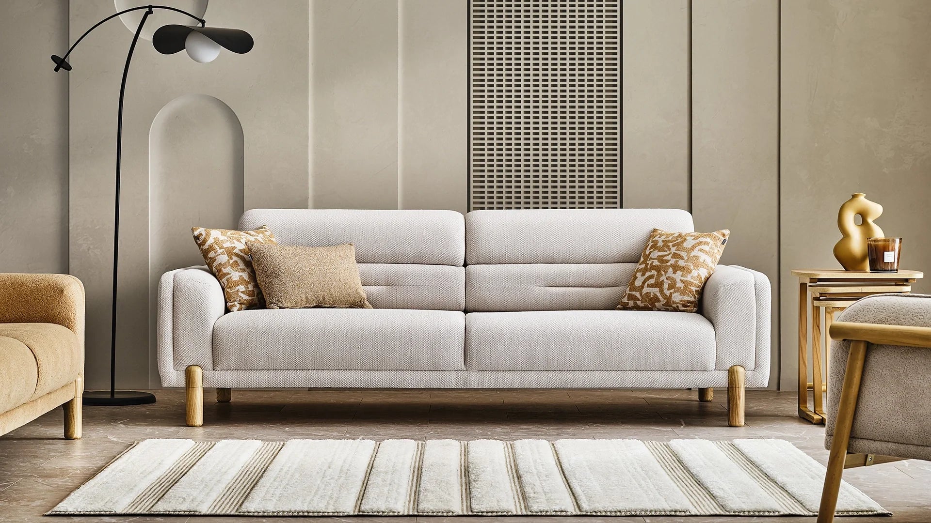 Legna Three-seater Sofa Bed