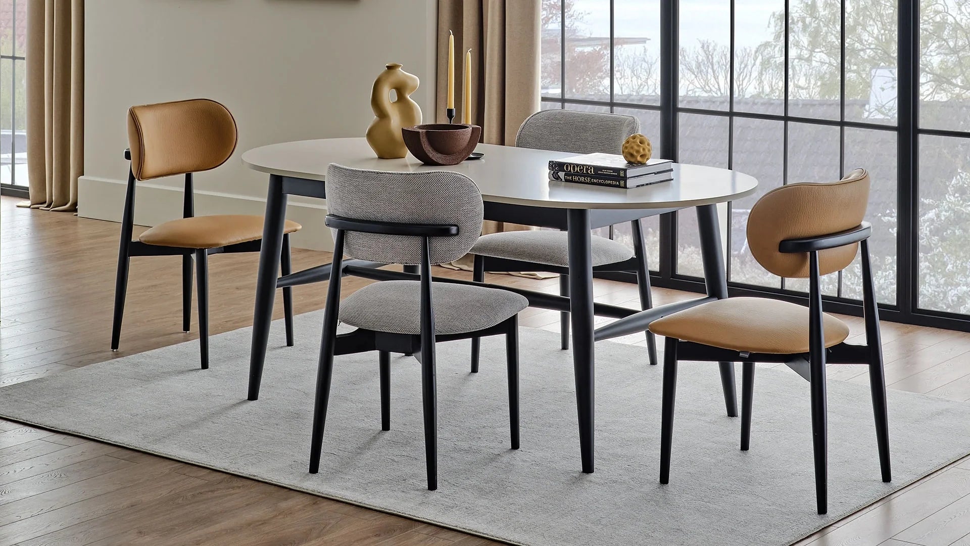 TRENTO Fixed Leg Dining Table