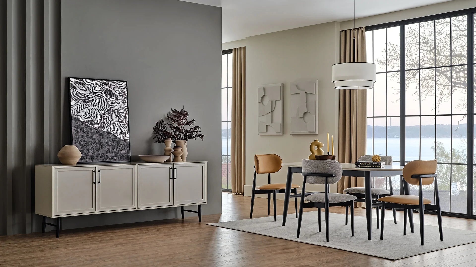 TRENTO Fixed Leg Dining Table