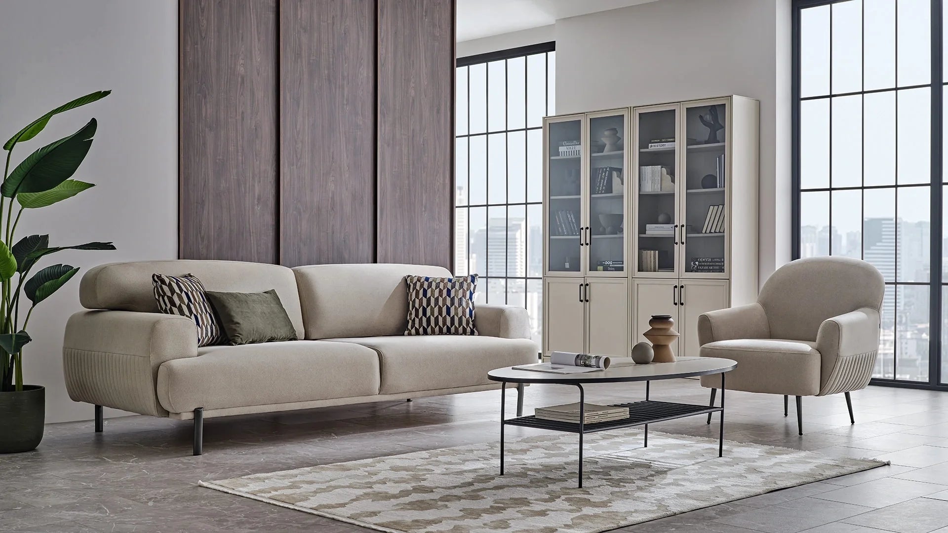 Bend Three- Seater Sofa