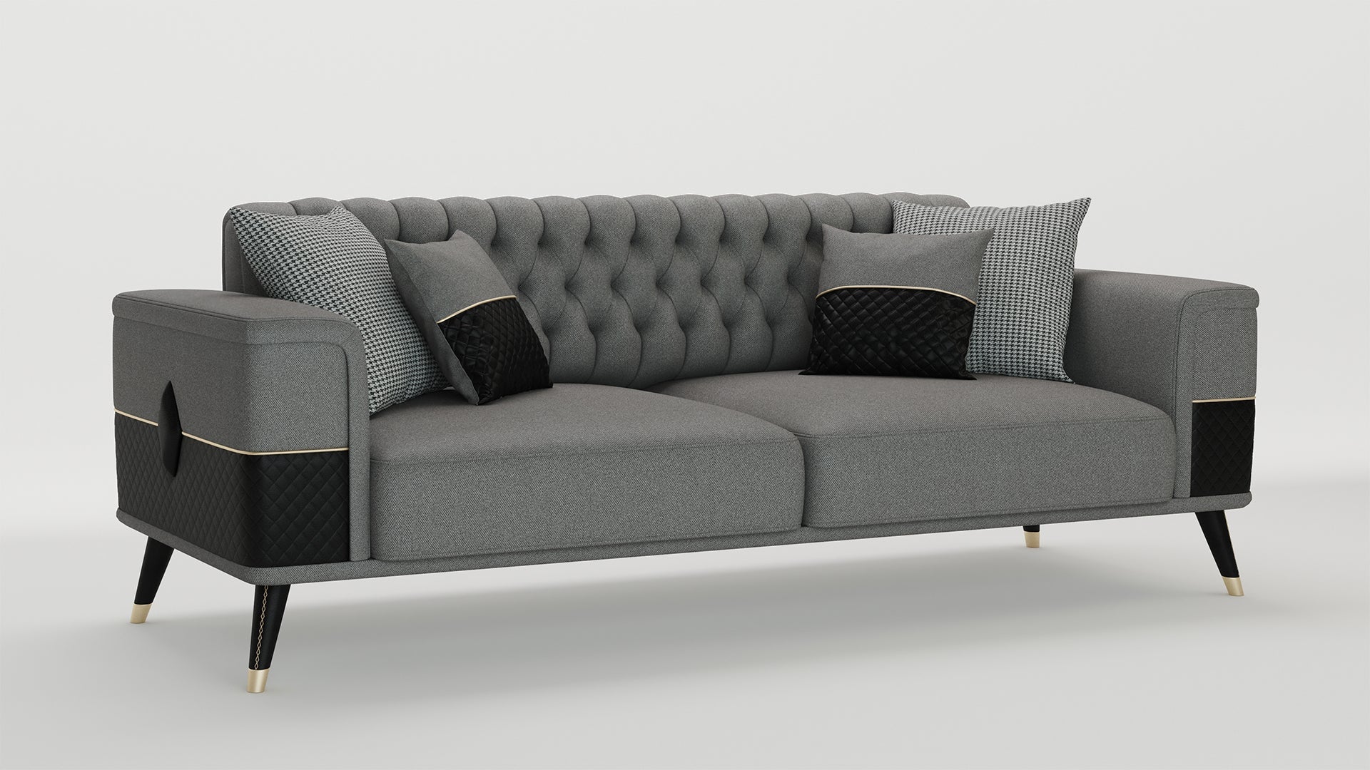 Diamond 3 Seater Sofa Bed