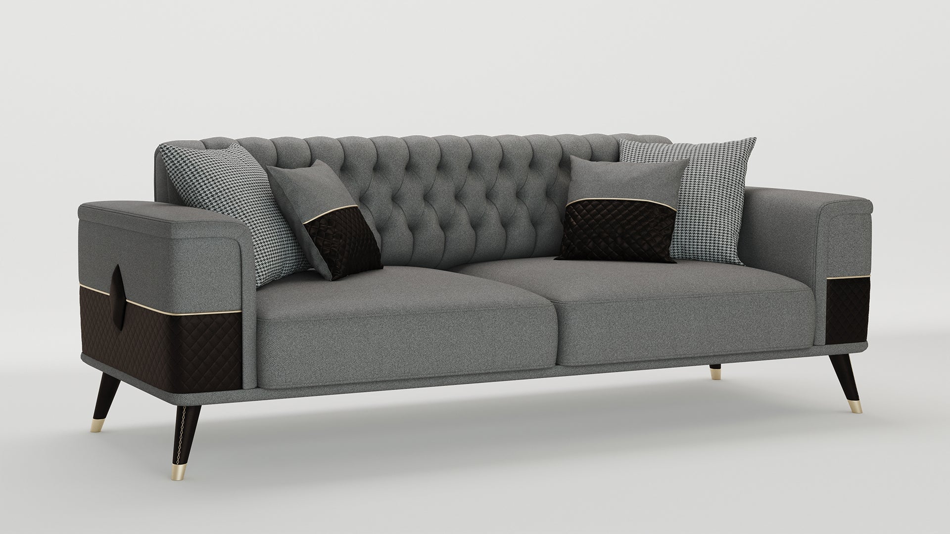 Diamond 3 Seater Sofa Bed