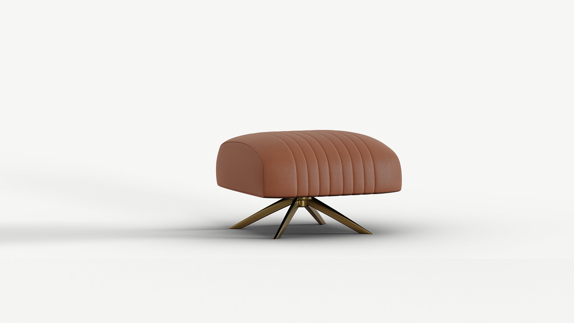 Carbon Armchair Pouf - Fixed Metal Leg