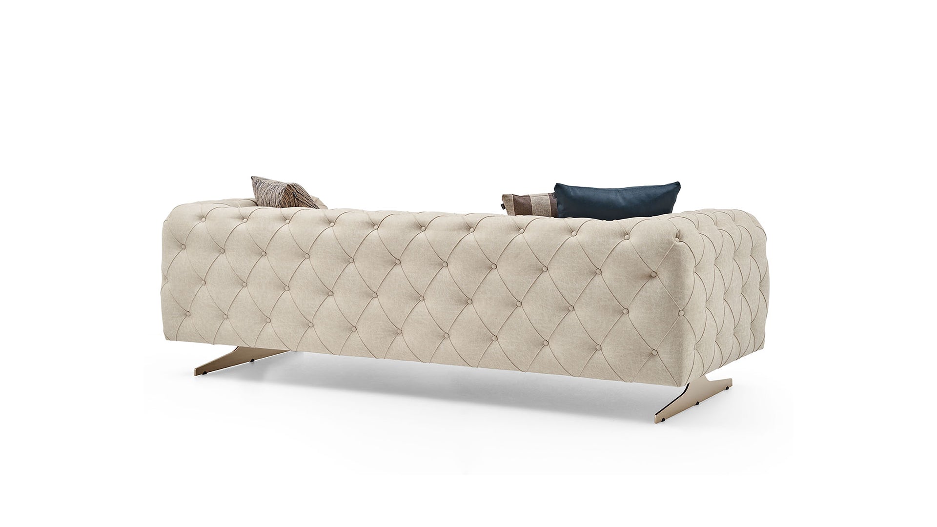 Allegra 3 Seater Quilted Sofa