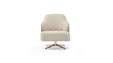 Allegra Armchair with Metal Swivel Leg