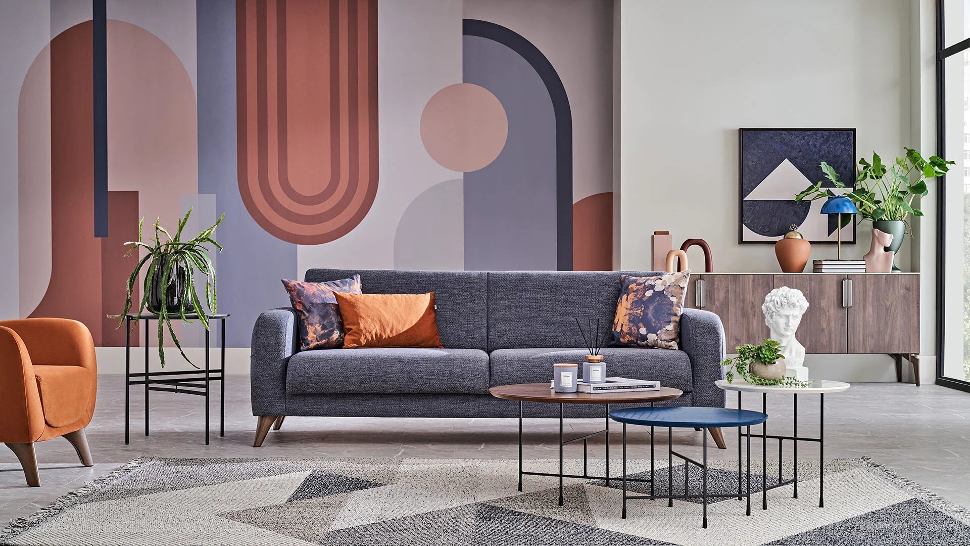 Hilda 3 Seater Sofa Bed