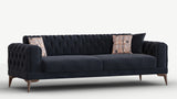 Rita 3 Seater Sofa - Buttoned Quilted