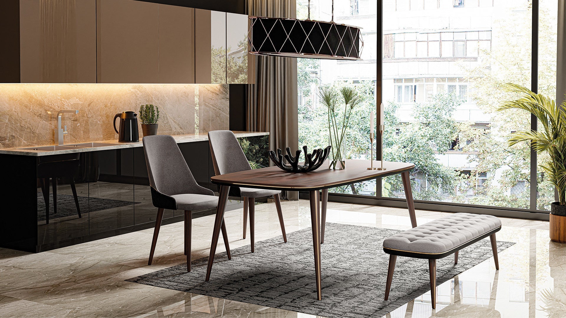 Diamond Dining Table