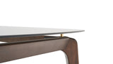 Venera Fixed Dining Table- Glass Top