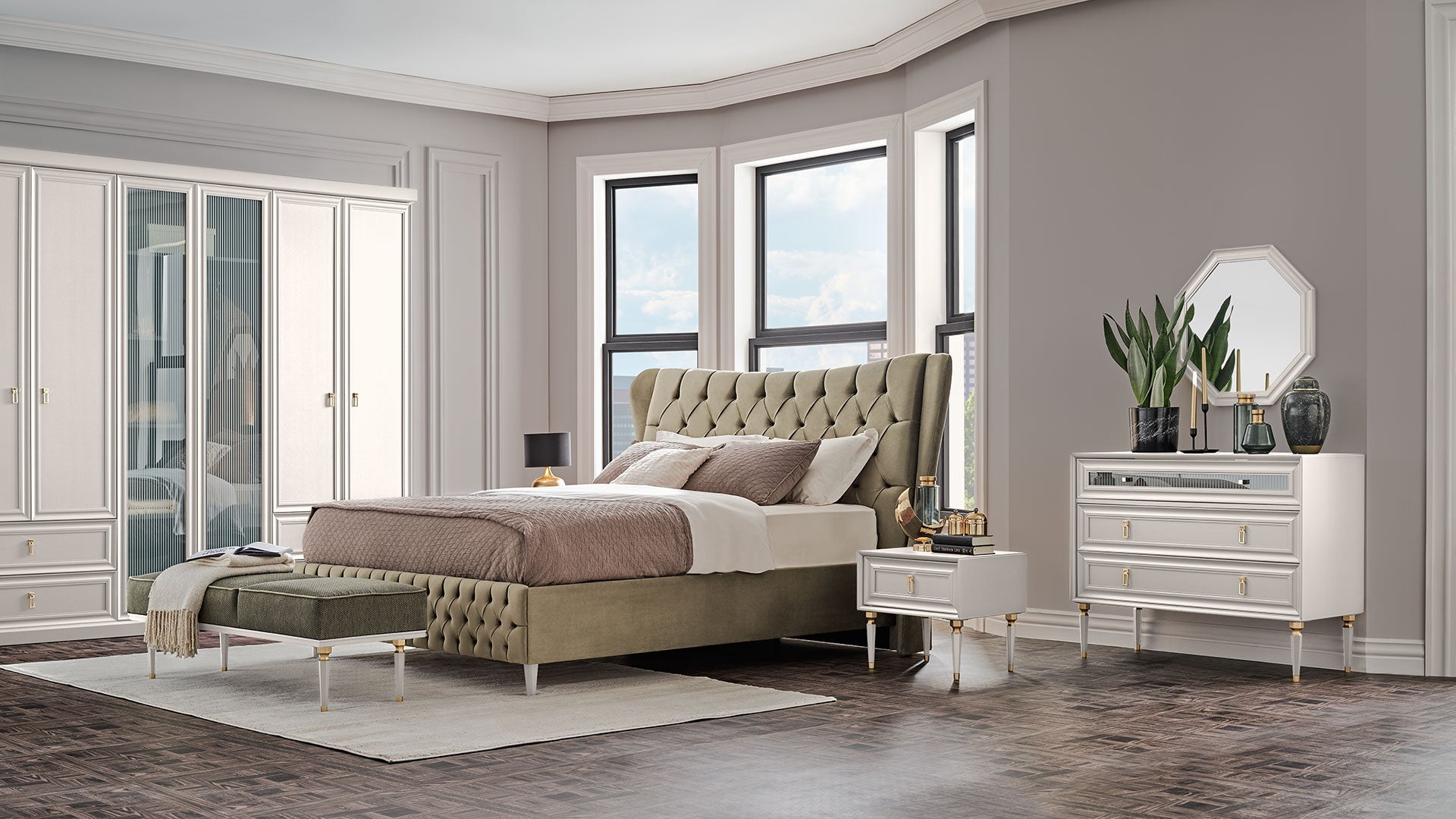 Lorenta Dacras Jasmin 6 Door Wardrobe