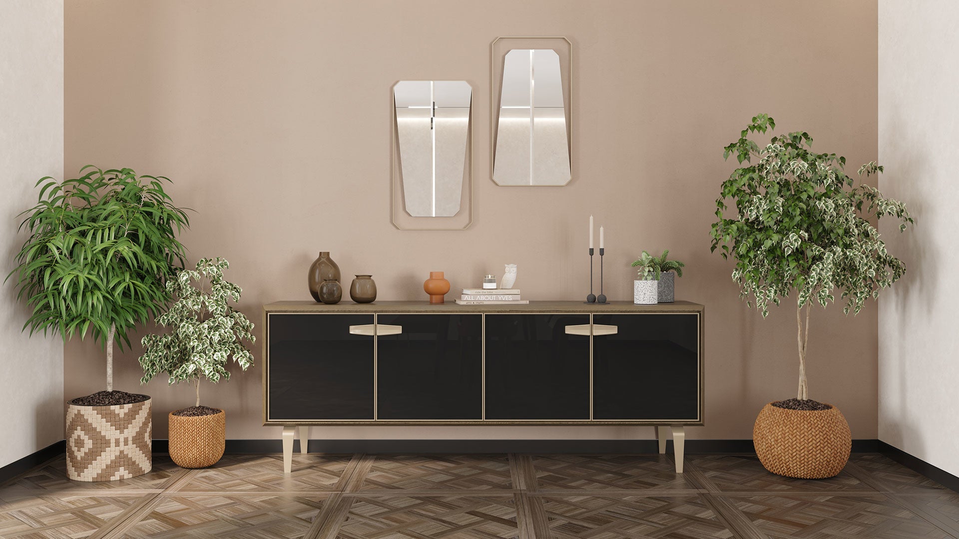 Carbon Drawer - Dresser Mirror