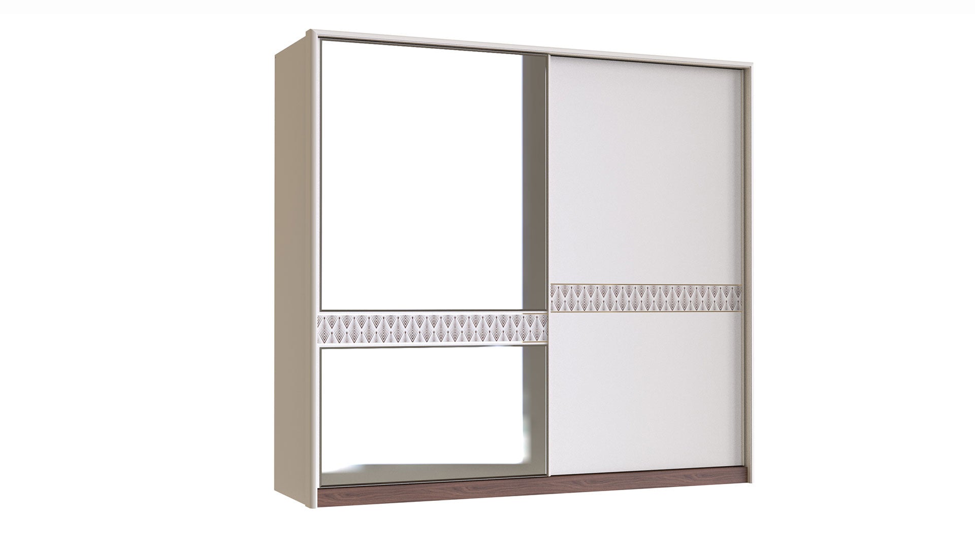 Diamond Pure 2 Sliding Doors Wardrobe 240 cm