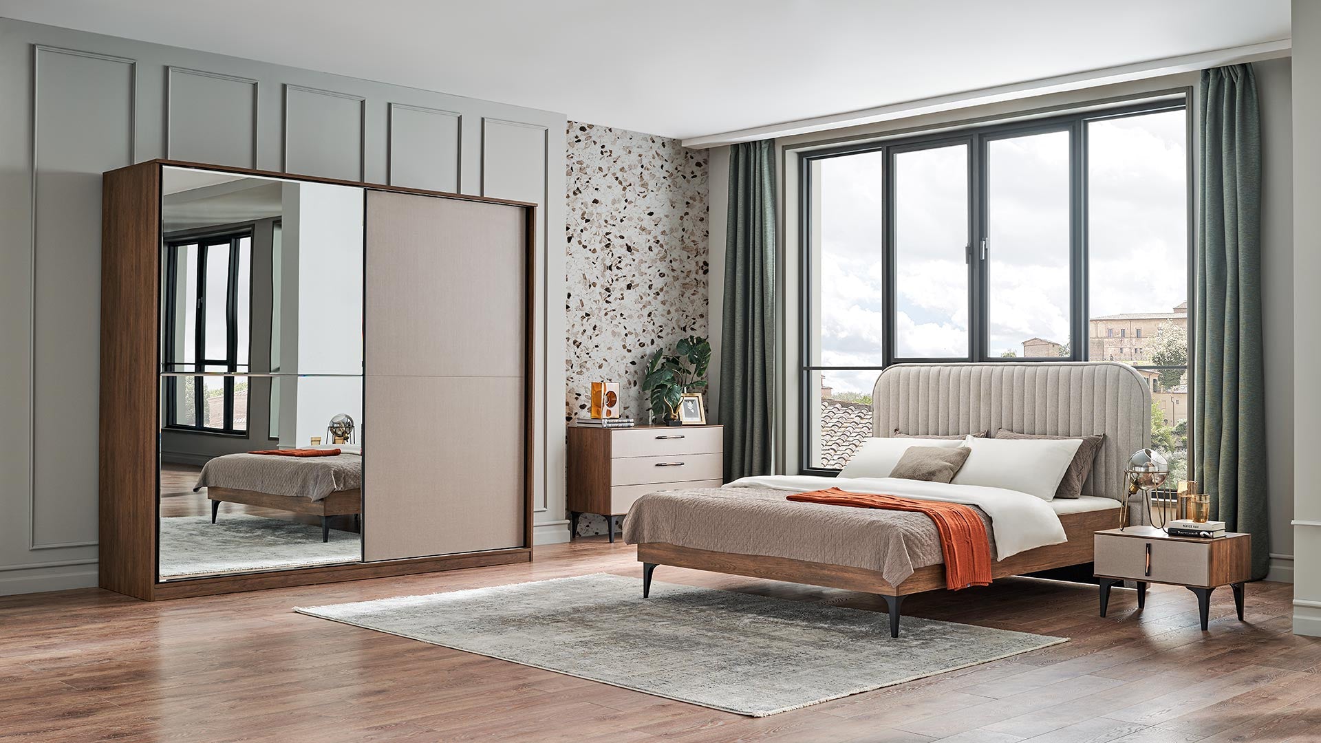 Nova 2 Sliding Door Wardrobe 210 cm