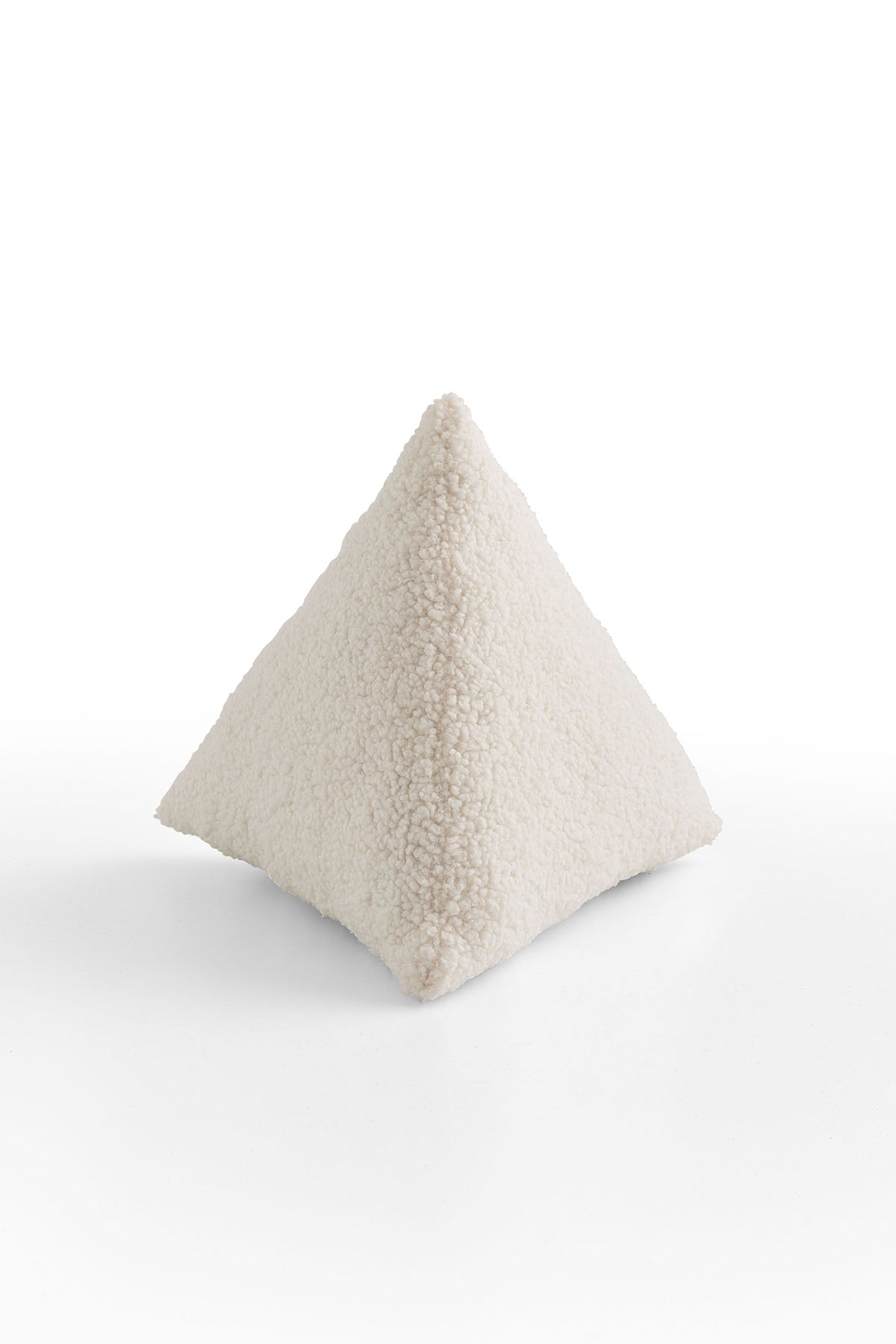 Triangle Ecru Lace Pillow