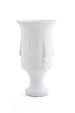 Zeus White Vase