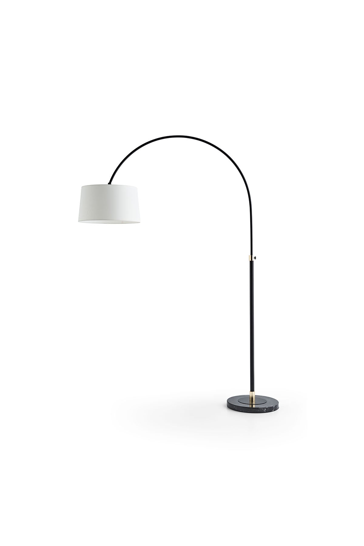 Floor Lamp with Linen Cap