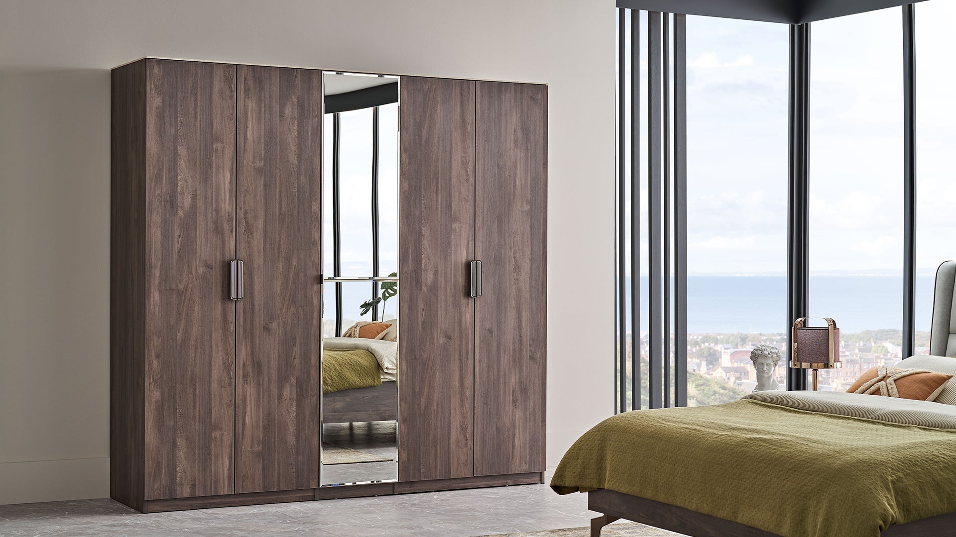 Piero 5 Door Wardrobe