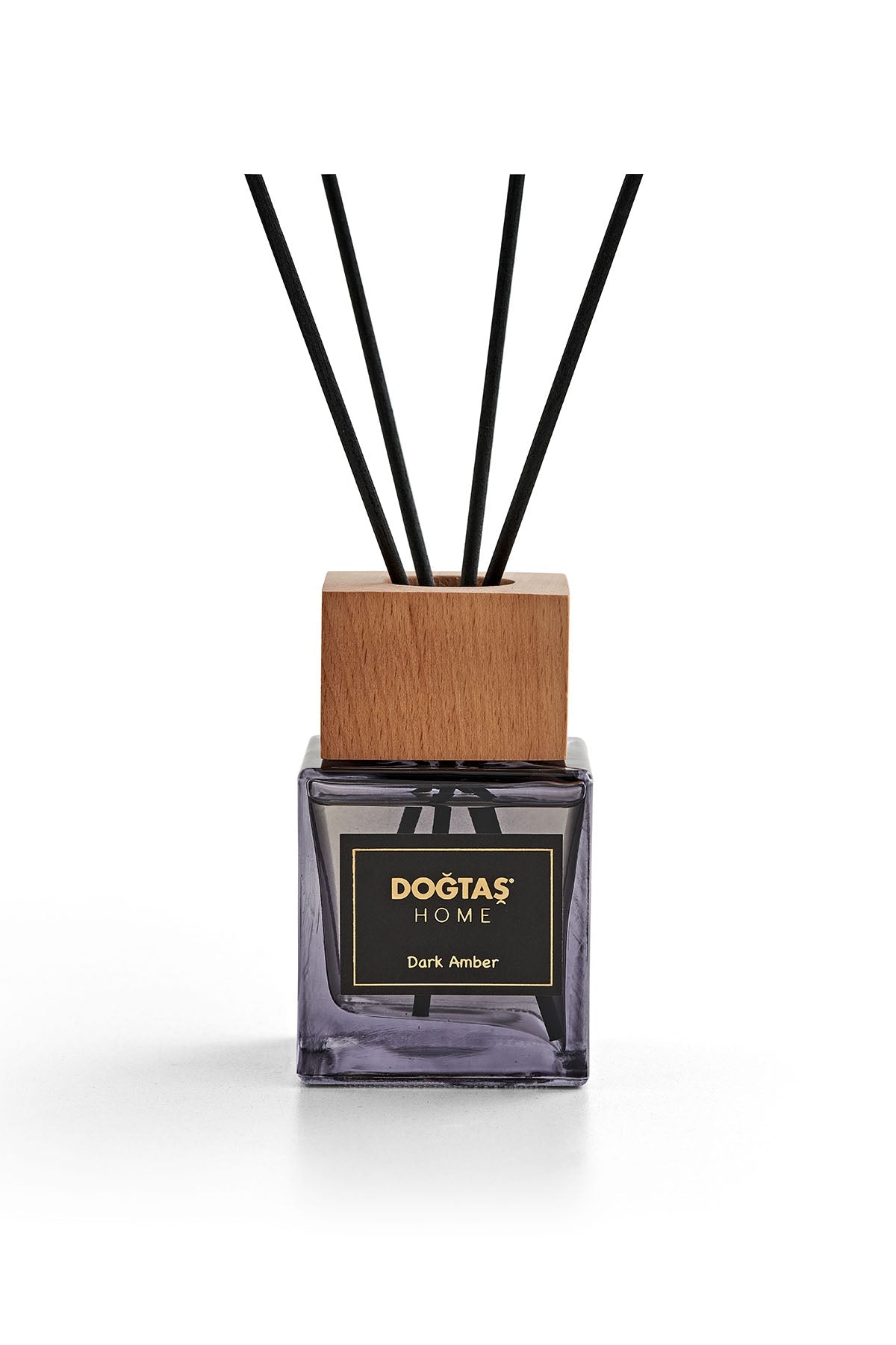 Dark Amber Wood Capped Reed Diffuser-250 cc