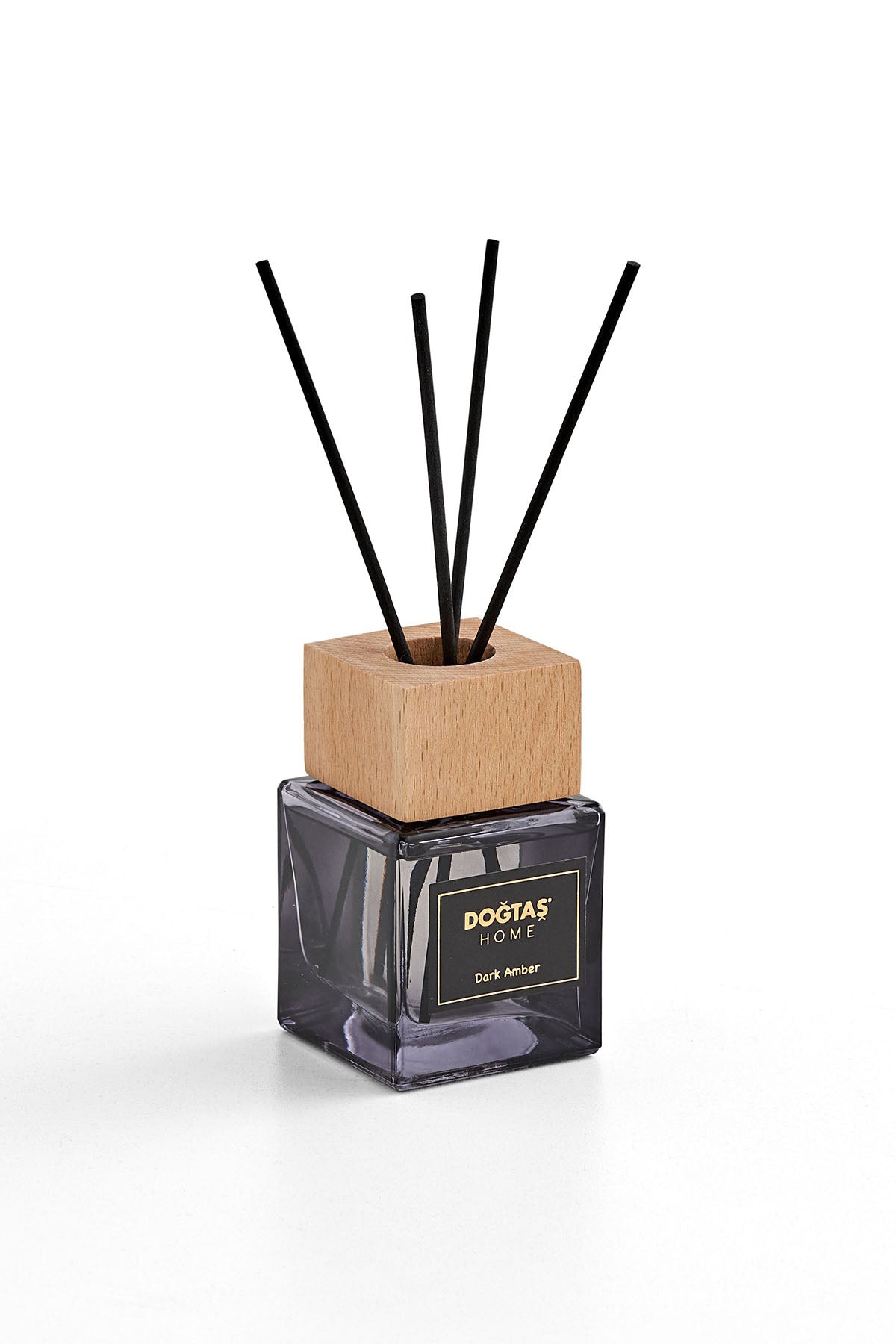 Dark Amber Wood Capped Reed Diffuser-250 cc