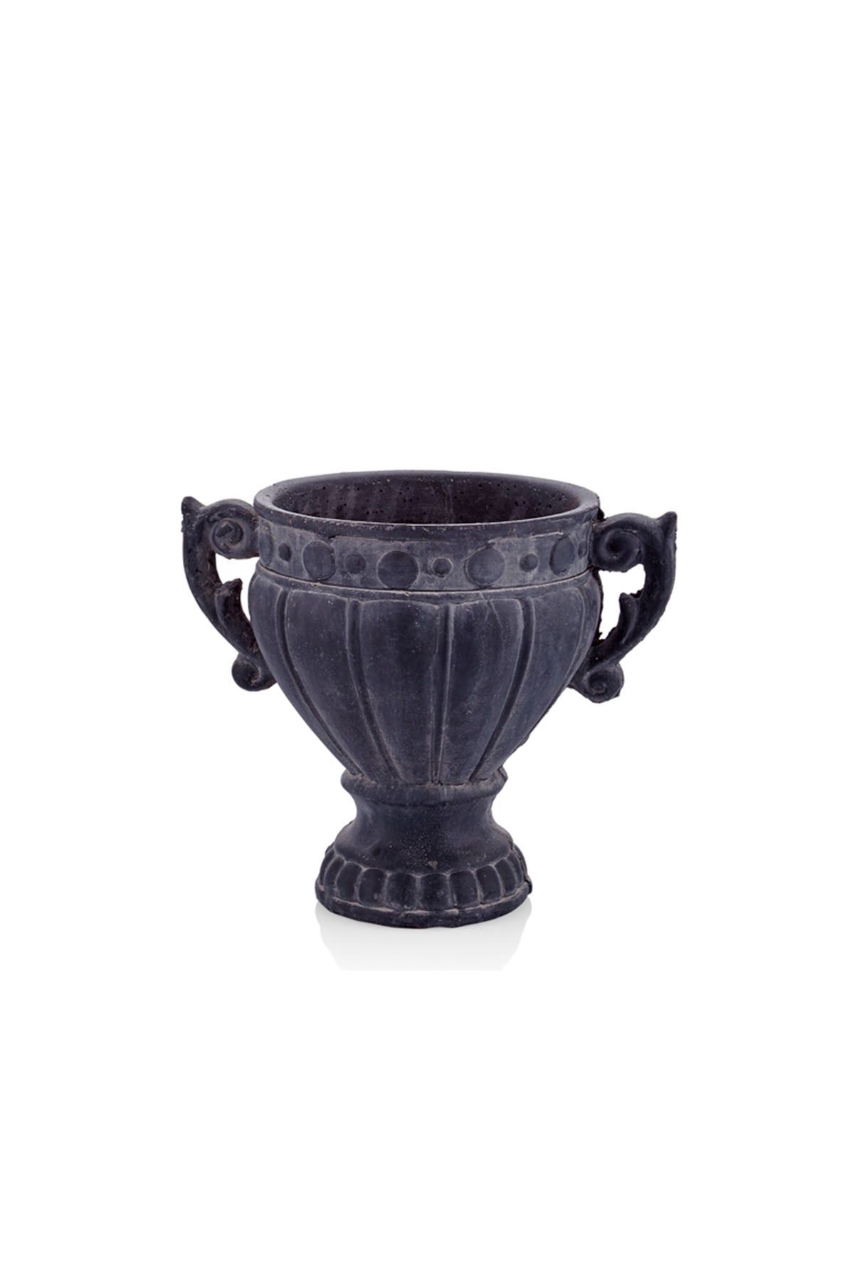 Lorenta Black Small Stone Vase