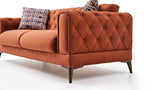 Rita 2 Seater Sofa - Buttoned Quilted