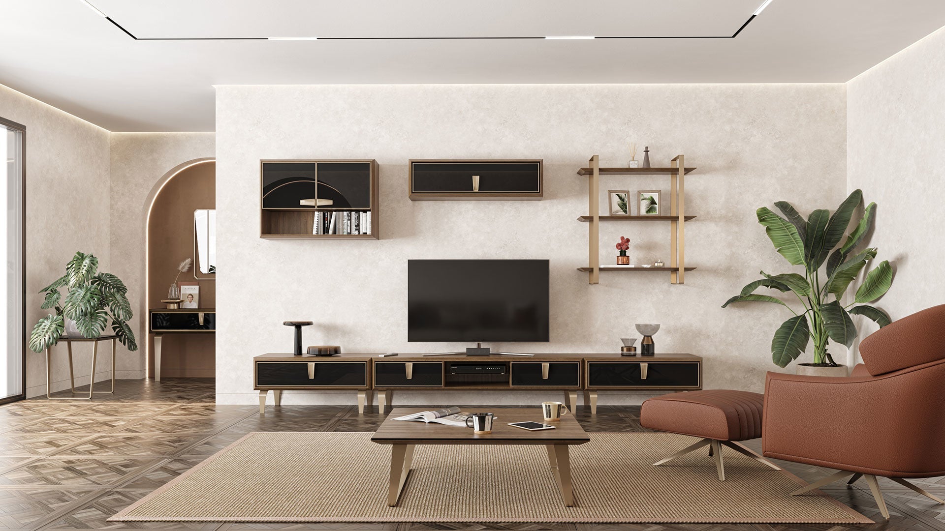 Carbon TV Unit